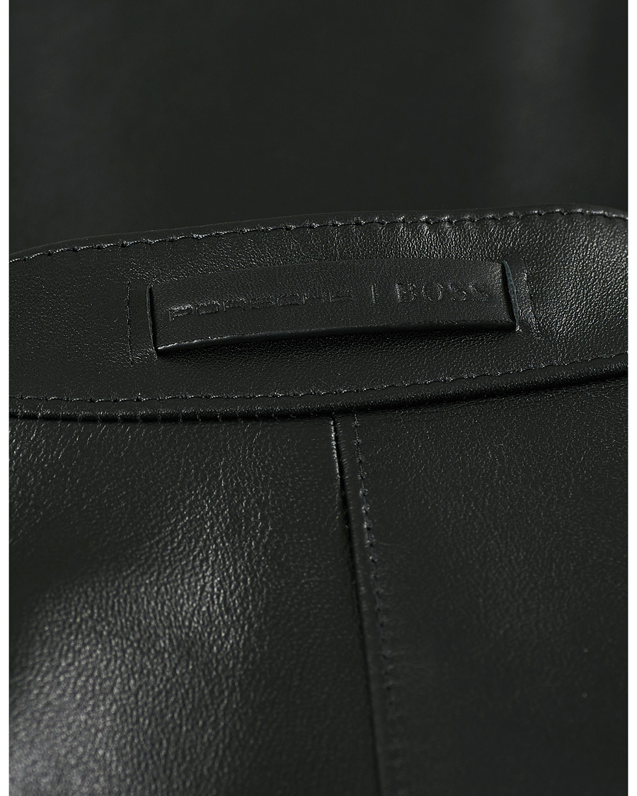BOSS Porsche Capsule Nepas Leather Jacket Black bei Care of Carl