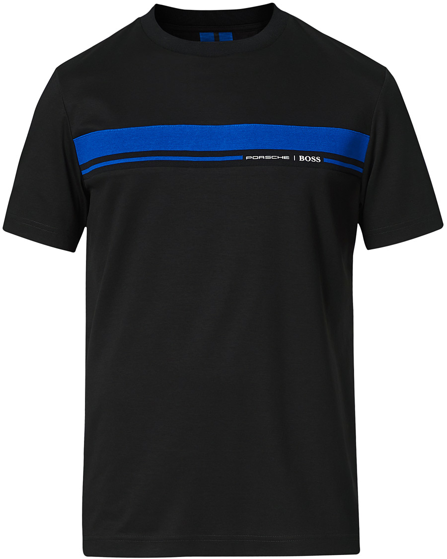 Herren | T-Shirts | BOSS BLACK | BOSS Porsche Capsule Tiburt Crew Neck Tee Black