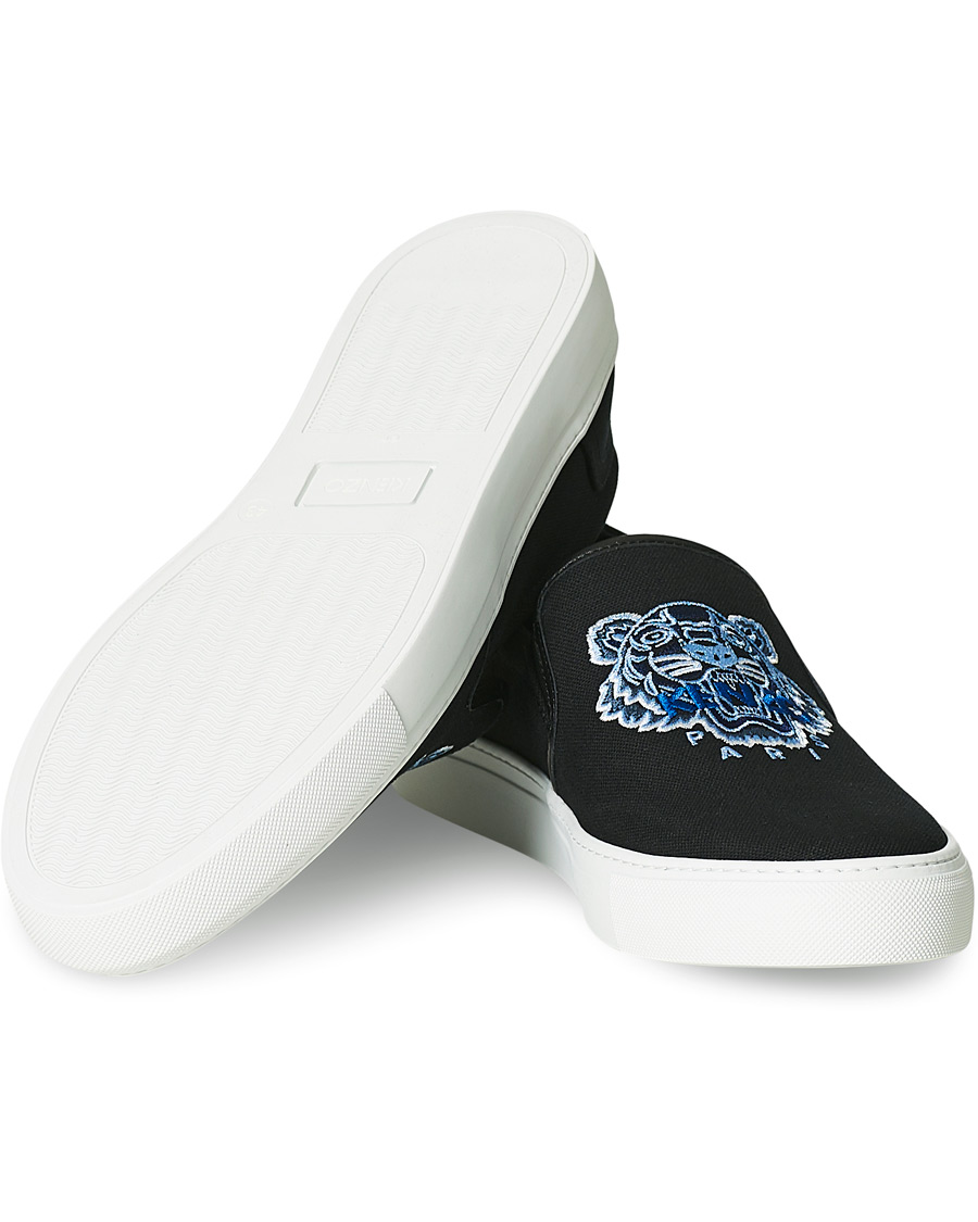 Herren | KENZO Tiger Slip On Sneaker Black | KENZO | Tiger Slip On Sneaker Black