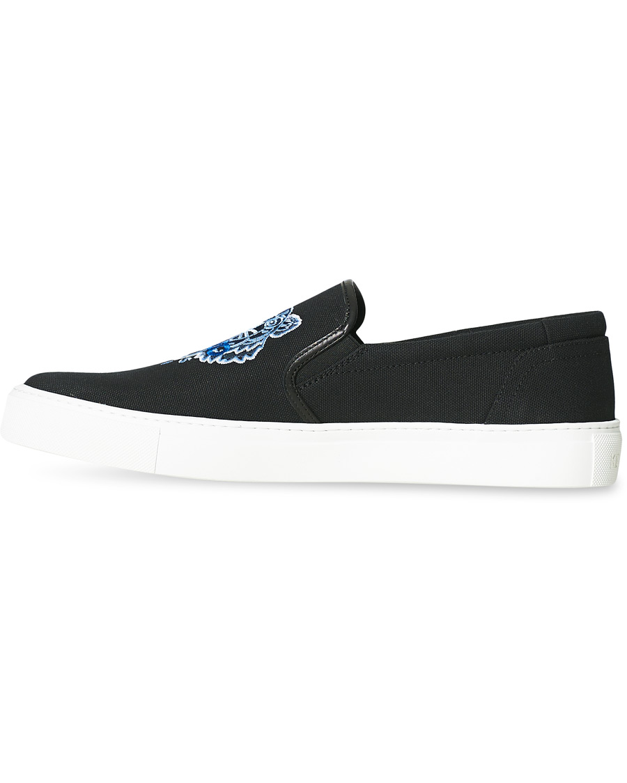 Herren | KENZO Tiger Slip On Sneaker Black | KENZO | Tiger Slip On Sneaker Black