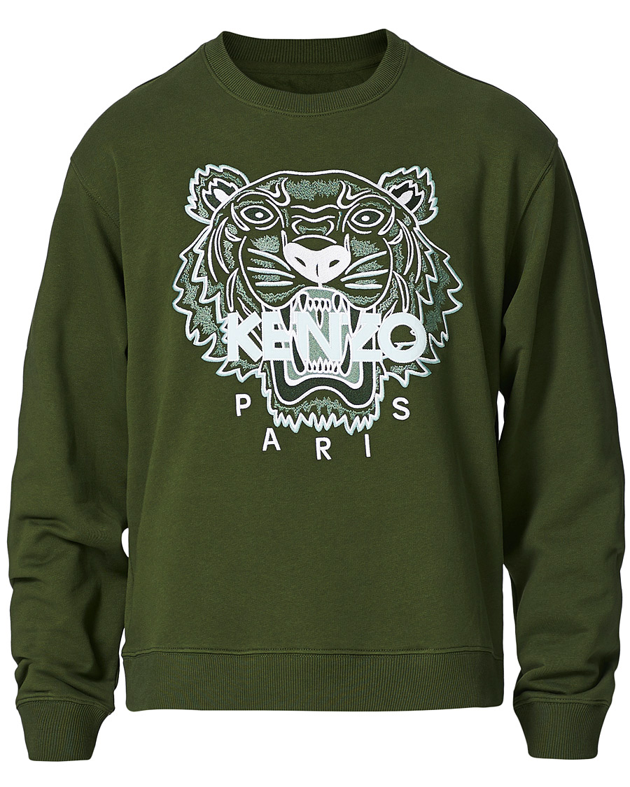 Herren | Pullover | KENZO | Tiger Crew Neck Sweatshirt Dark Khaki