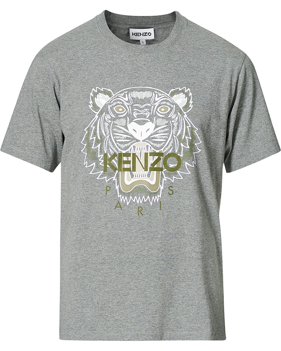 Herren | T-Shirts | KENZO | Tiger Crew Neck Tee Dove Grey