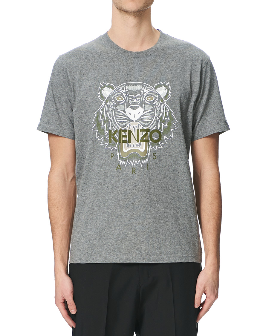 Herren | T-Shirts | KENZO | Tiger Crew Neck Tee Dove Grey