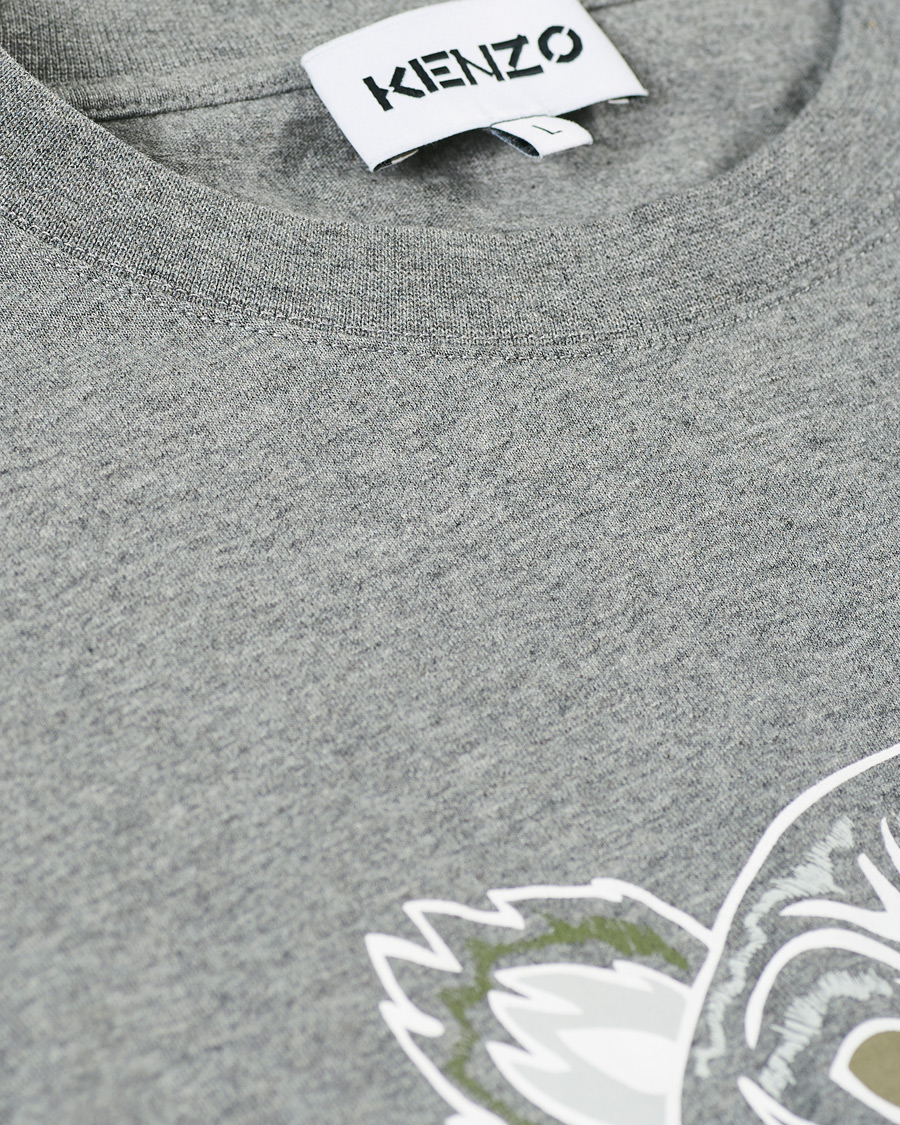 Herren | T-Shirts | KENZO | Tiger Crew Neck Tee Dove Grey