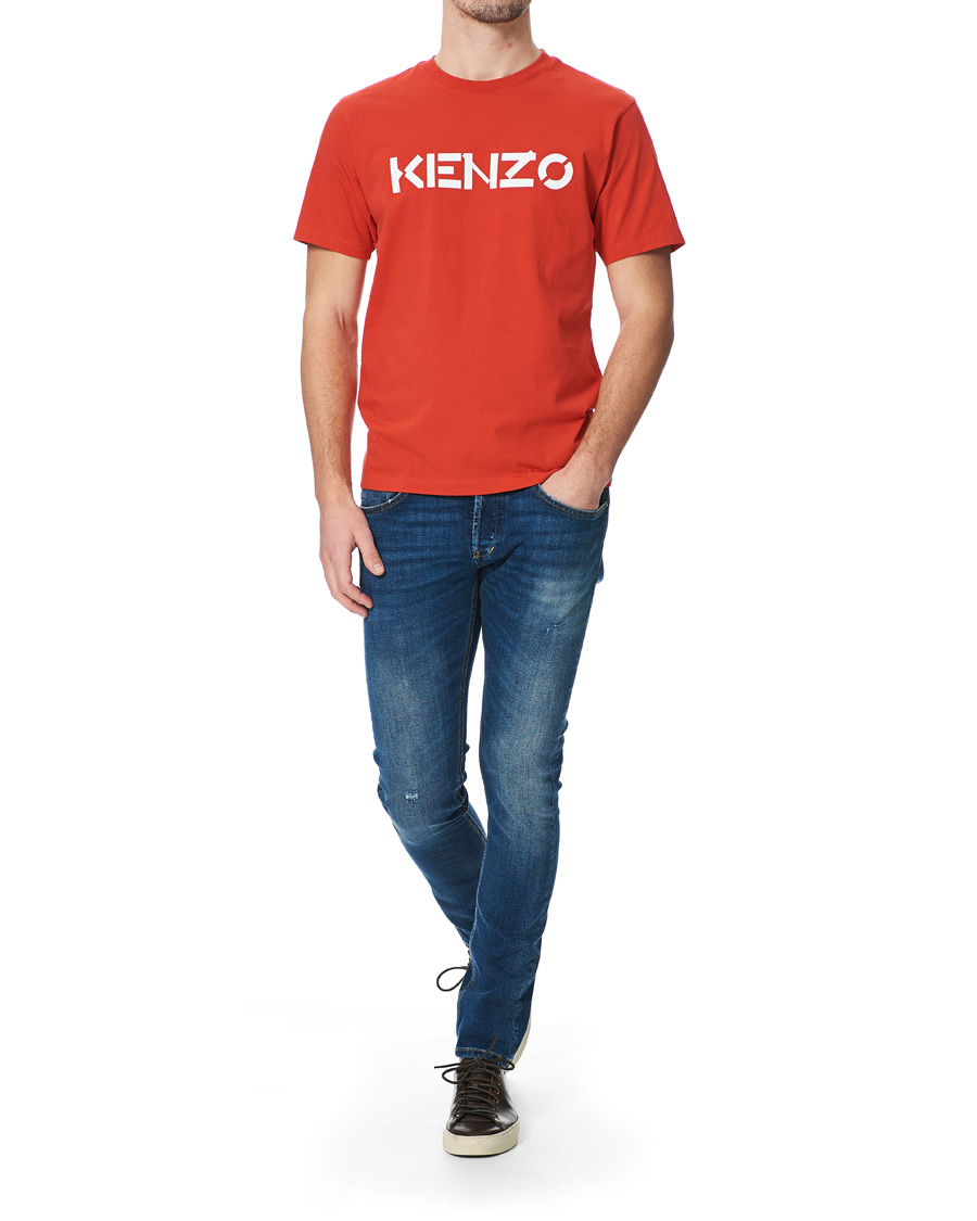 Herren | T-Shirts | KENZO | Logo Classic Crew Neck Tee Medium Red