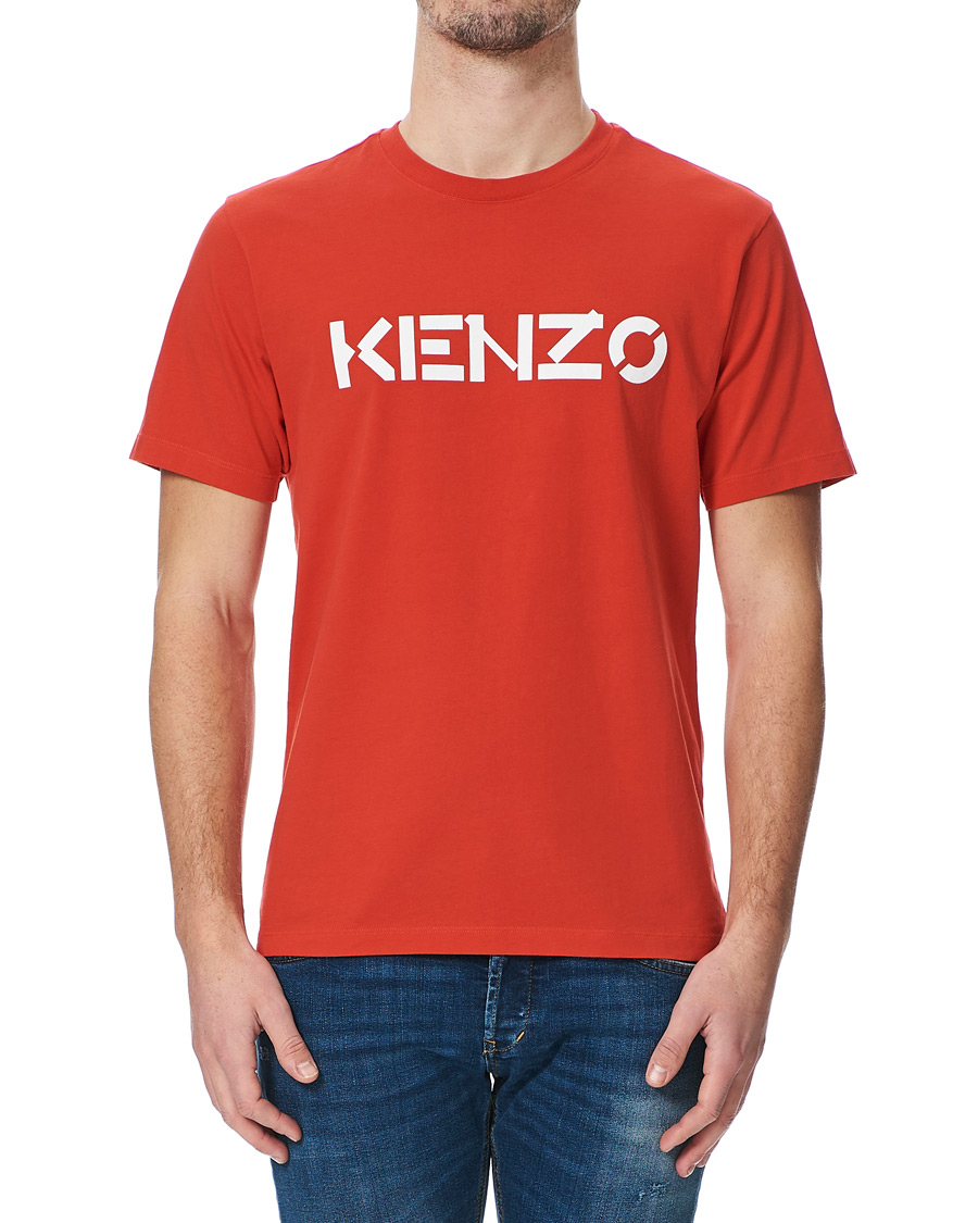 Herren | T-Shirts | KENZO | Logo Classic Crew Neck Tee Medium Red