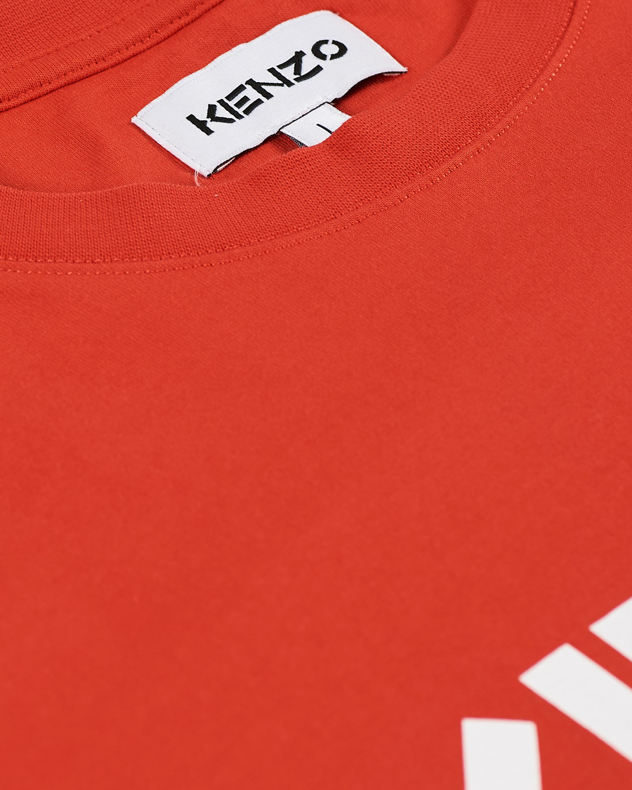 Herren | T-Shirts | KENZO | Logo Classic Crew Neck Tee Medium Red