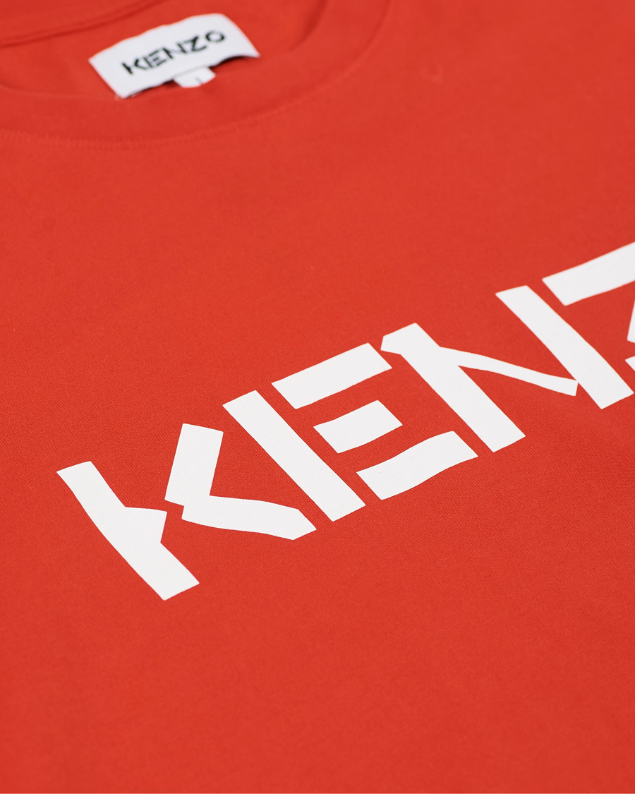 Herren | T-Shirts | KENZO | Logo Classic Crew Neck Tee Medium Red