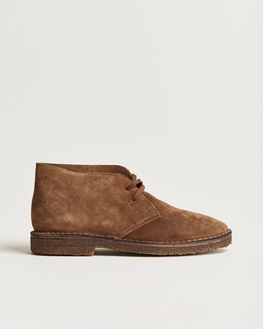 Herren | Boots | Drake's | Clifford Suede Desert Boots Light Brown