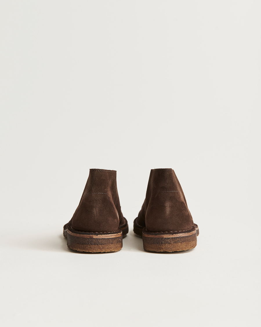 Herren | Boots | Drake's | Clifford Suede Desert Boots Dark Brown