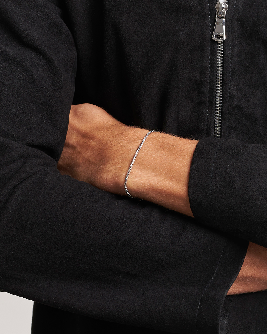 Men |  | Tom Wood | Square Bracelet Silver