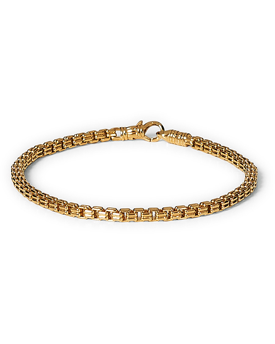 Herren | Tom Wood Venetian Bracelet Double M Bracelet Gold | Tom Wood | Venetian Bracelet Double M Bracelet Gold