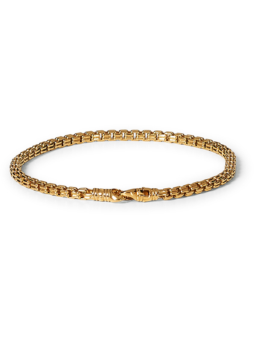 Herren | Tom Wood Venetian Bracelet Double M Bracelet Gold | Tom Wood | Venetian Bracelet Double M Bracelet Gold