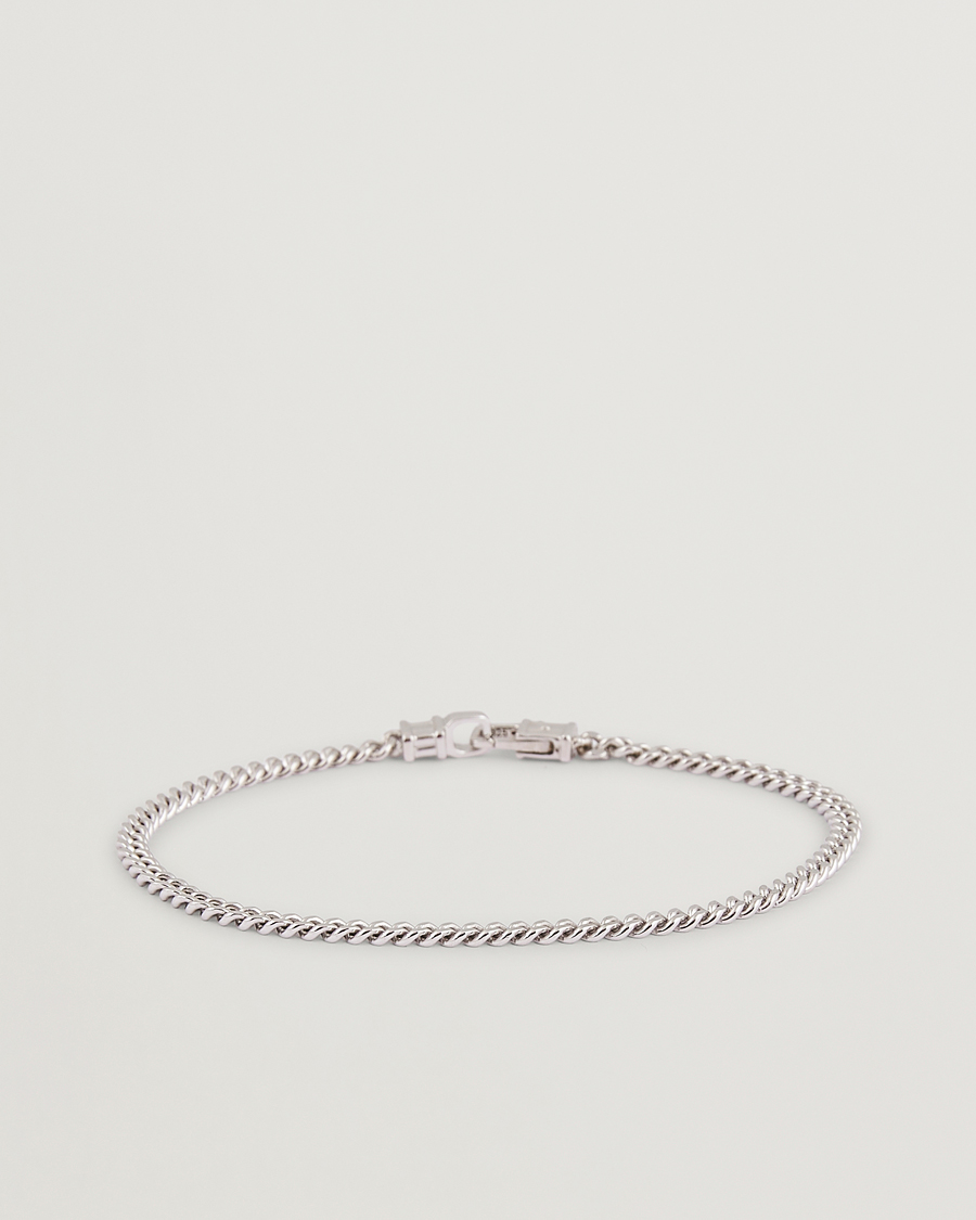 Herren | | Tom Wood | Curb Bracelet M Silver
