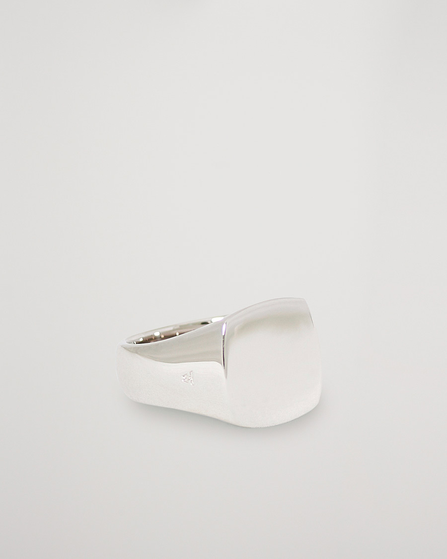 Herren | Schmuck | Tom Wood | Cushion Polished Ring Silver