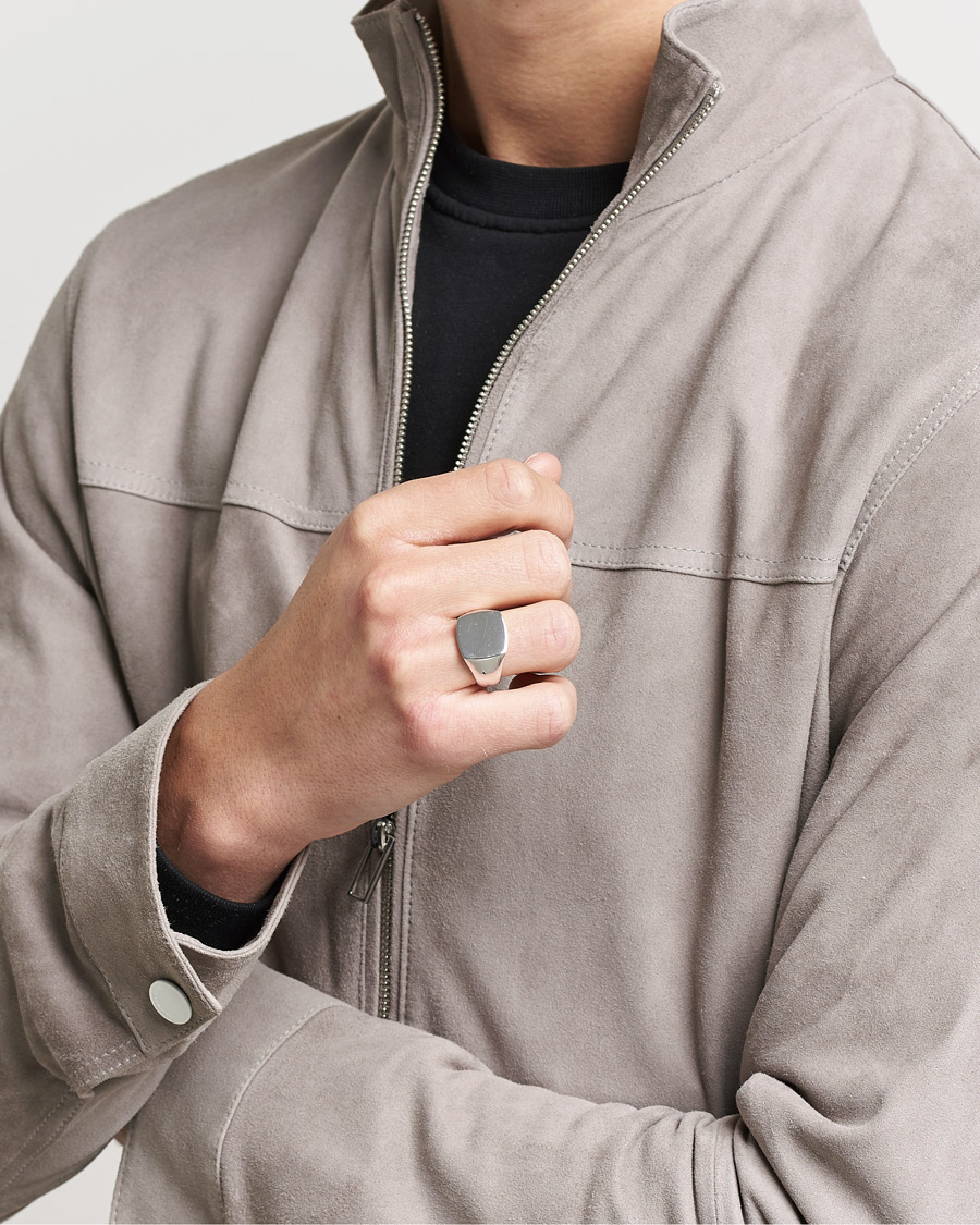 Herren | Ringe | Tom Wood | Cushion Polished Ring Silver