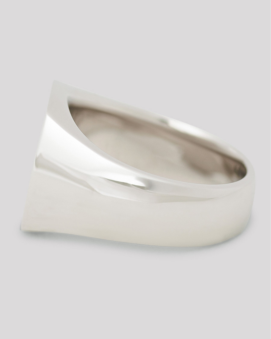Herren | Schmuck | Tom Wood | Cushion Polished Ring Silver