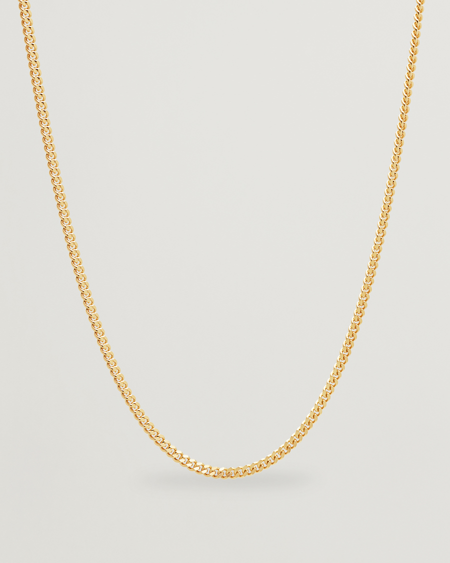 Herren | Schmuck | Tom Wood | Curb Chain M Necklace Gold