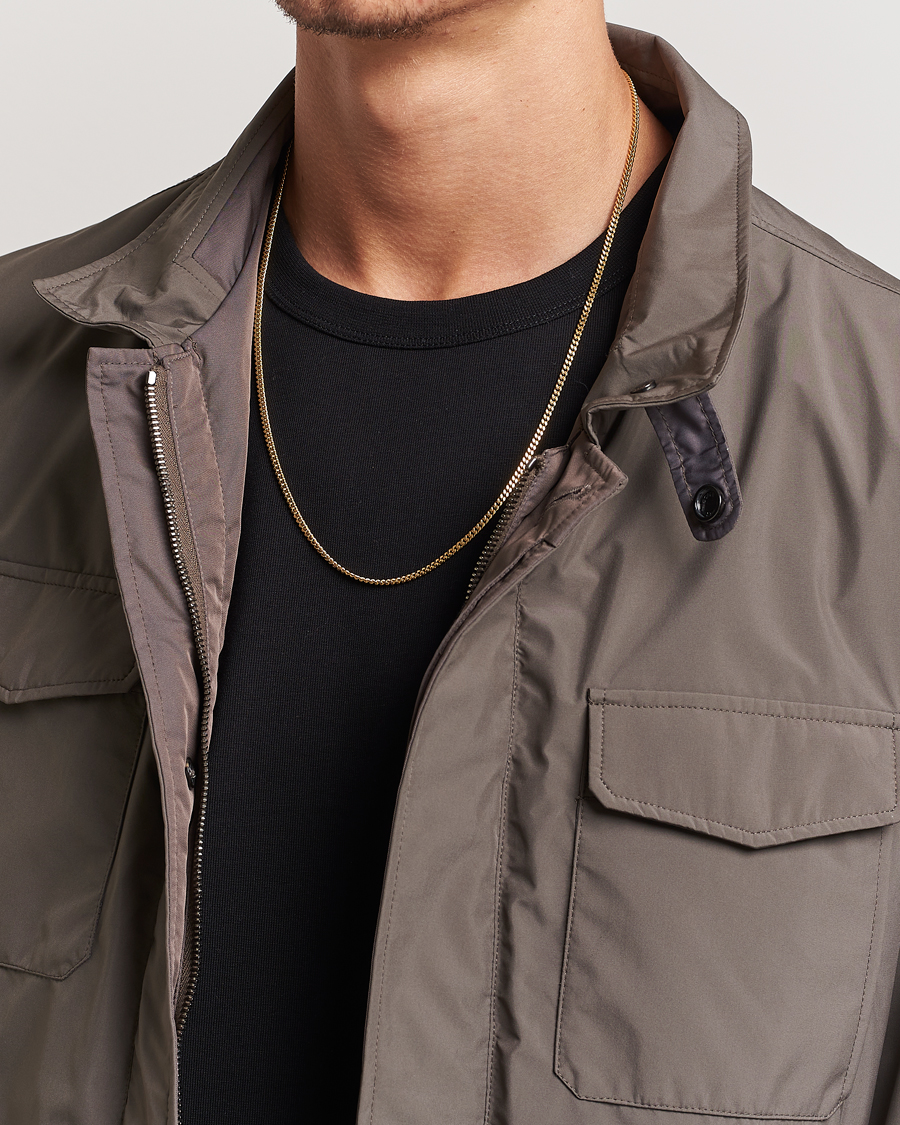 Herren | New Nordics | Tom Wood | Curb Chain M Necklace Gold