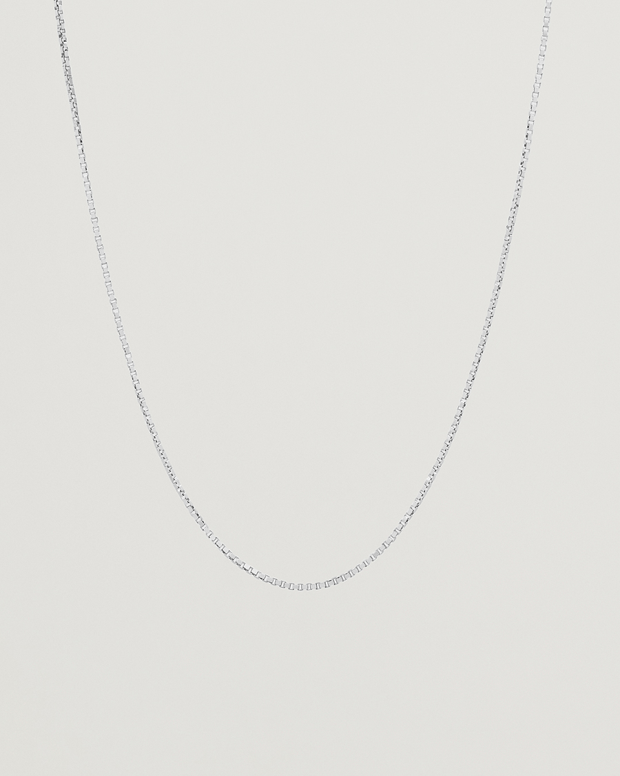 Herren |  | Tom Wood | Square Chain M Necklace Silver
