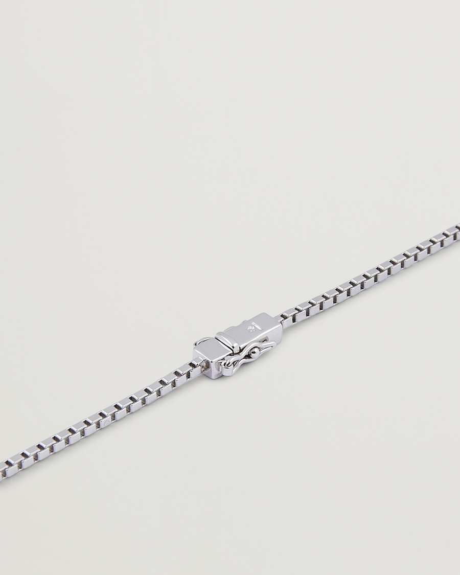 Herren | Tom Wood Square Chain M Necklace Silver | Tom Wood | Square Chain M Necklace Silver