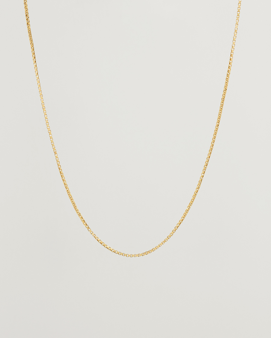 Herren | Tom Wood Square Chain M Necklace Gold | Tom Wood | Square Chain M Necklace Gold