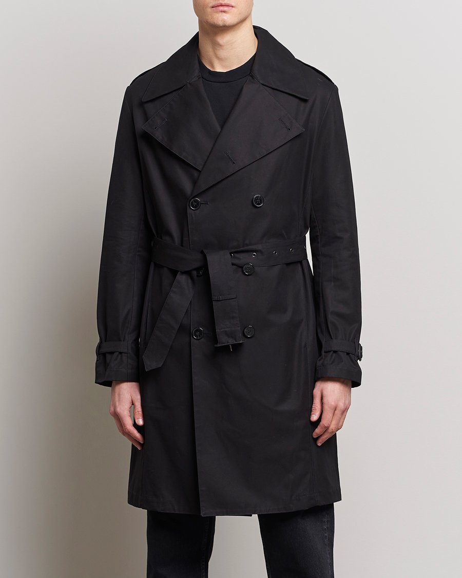 Herren | Stylisch im Regen | Mackintosh | St Andrews Trench Black