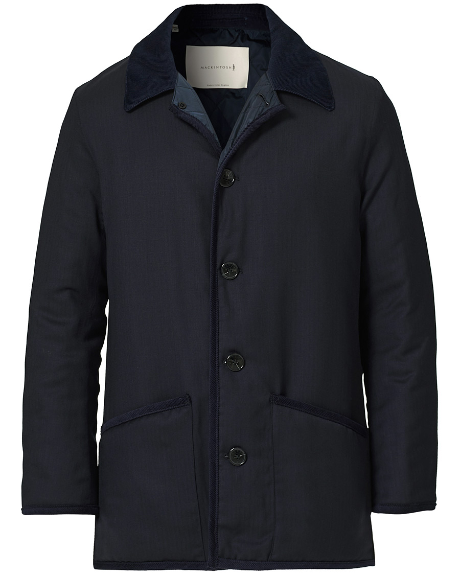 Herren | Jacken | Mackintosh | Wool Brunel Coat Navy