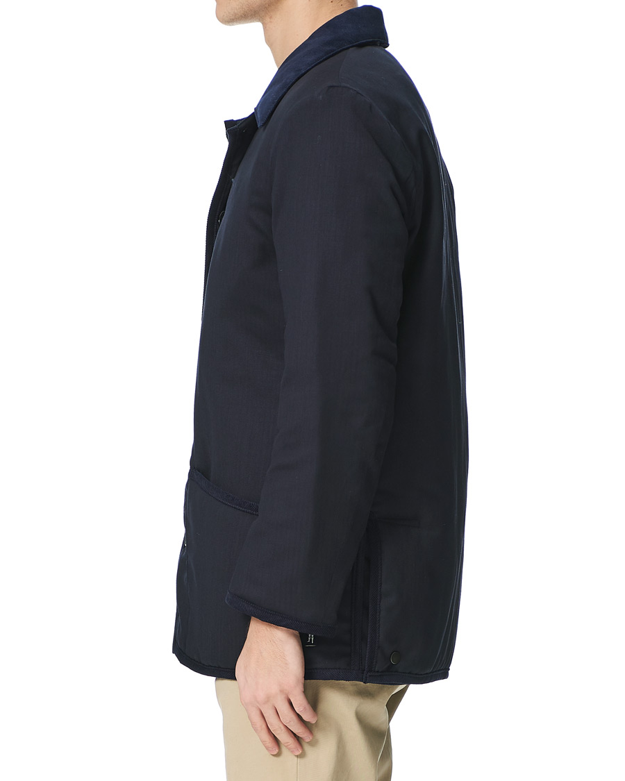 Herren | Jacken | Mackintosh | Wool Brunel Coat Navy