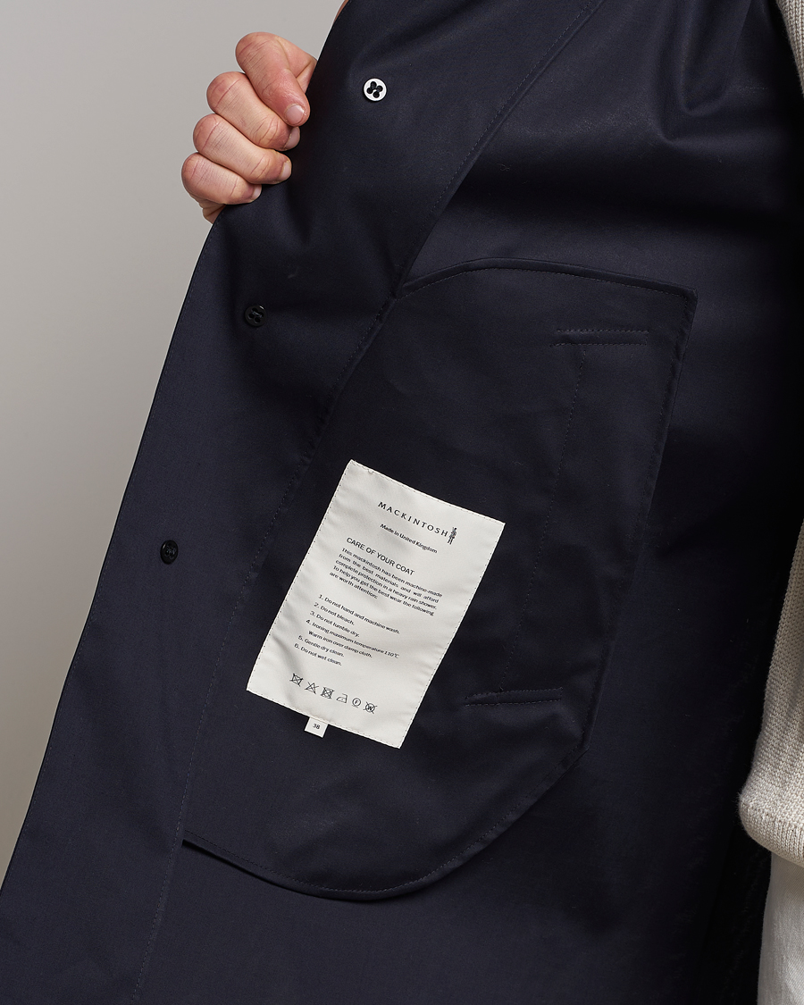 Herren | Jacken | Mackintosh | Manchester Car Coat Navy