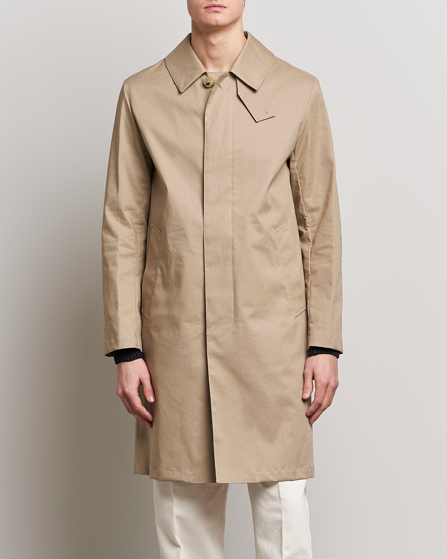 Herren | Übergangsjacken | Mackintosh | Manchester Car Coat Fawn