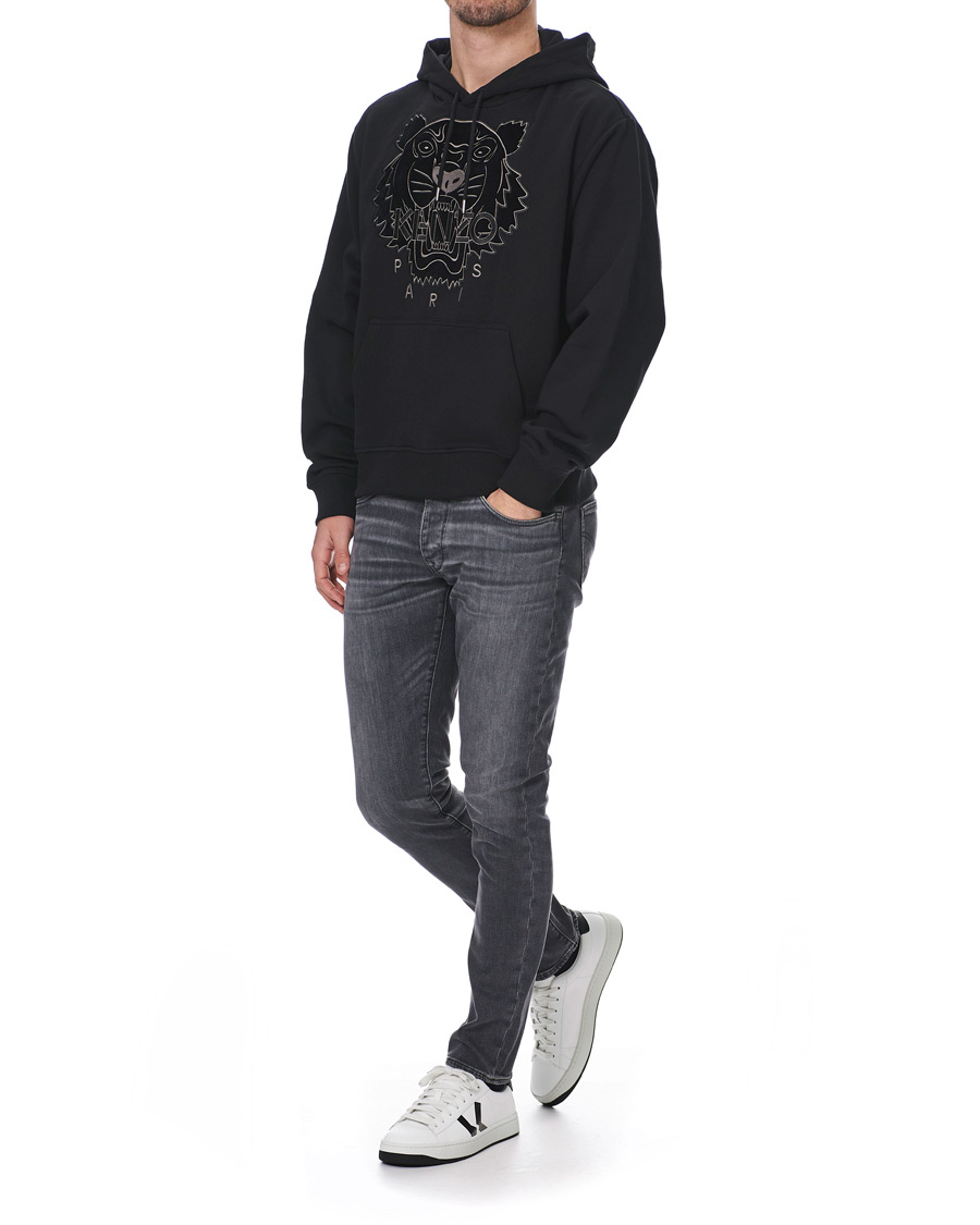 Herren | Jacken | KENZO | Velvet Tiger Head Hoodie Black