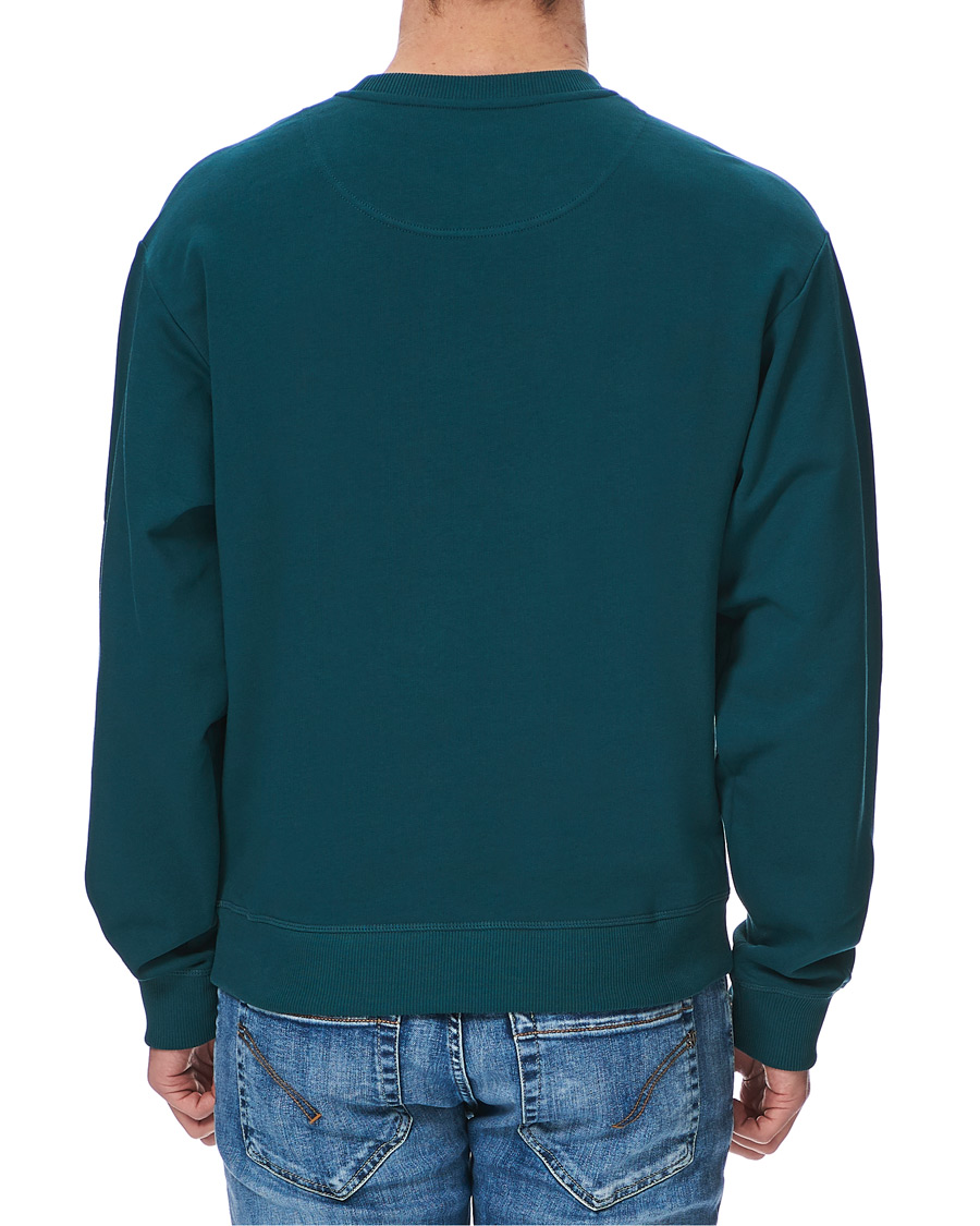 Herren | Pullover | KENZO | Velvet Tiger Head Crew Neck Sweatshirt Green