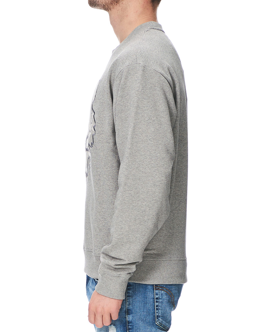 Herren | Pullover | KENZO | Velvet Tiger Head Crew Neck Sweatshirt Grey
