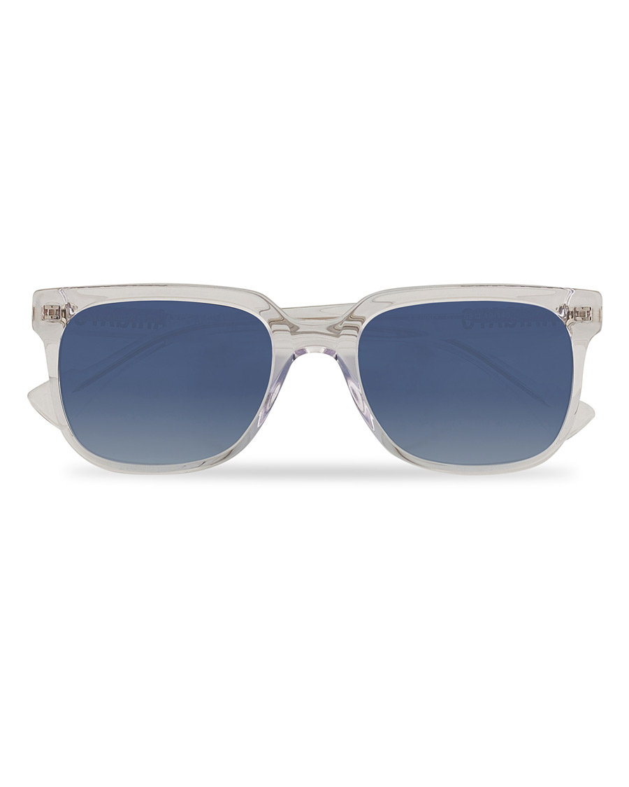 Herren | Axel Arigato Jet Square Sunglasses Clear crystal/fading blue | Axel Arigato | Jet Square Sunglasses Clear crystal/fading blue