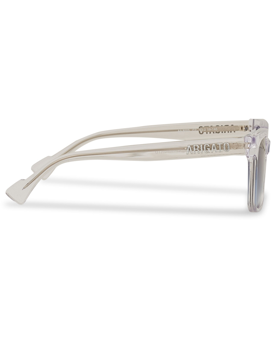 Herren | Axel Arigato Jet Square Sunglasses Clear crystal/fading blue | Axel Arigato | Jet Square Sunglasses Clear crystal/fading blue