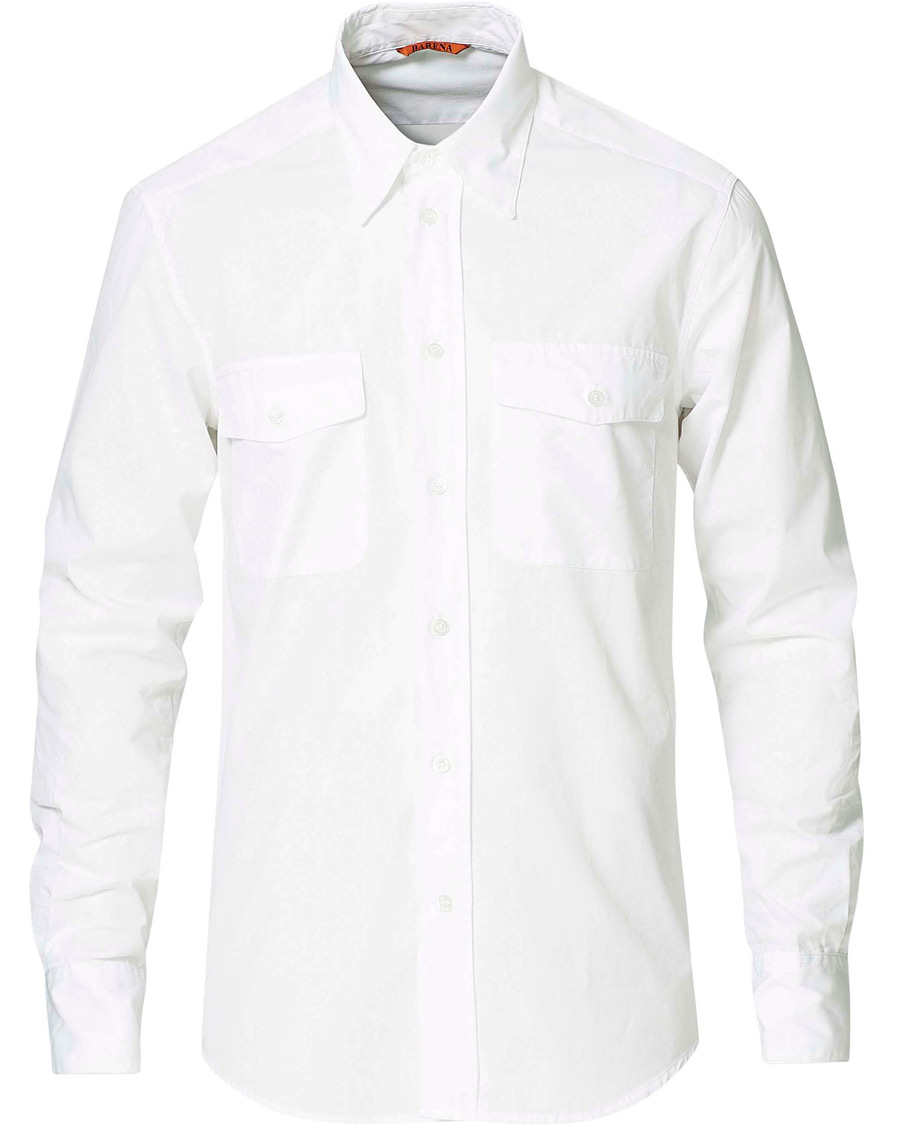 Herren | Hemden | Barena | Double Pocket Overshirt White