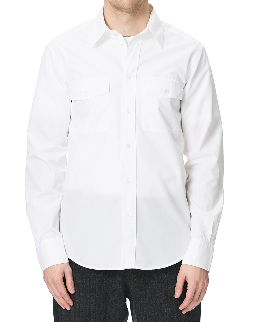 Herren | Hemden | Barena | Double Pocket Overshirt White
