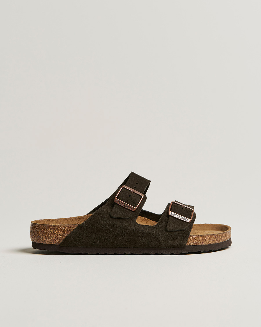 Herren | Sandalen & Pantoletten | BIRKENSTOCK | Arizona Soft Footbed Mocha Suede