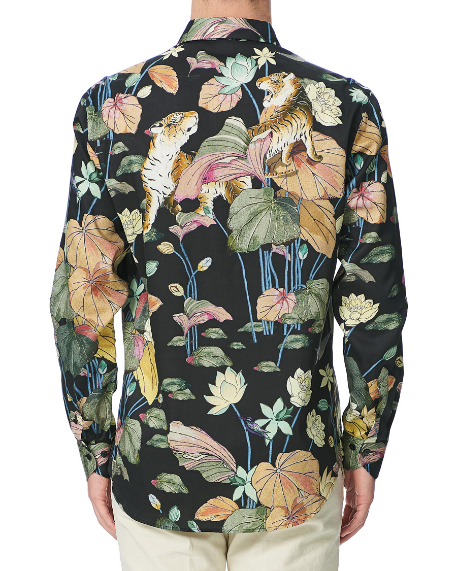 Herren | Hemden | Etro | Oriental Tiger Printed Shirt Black