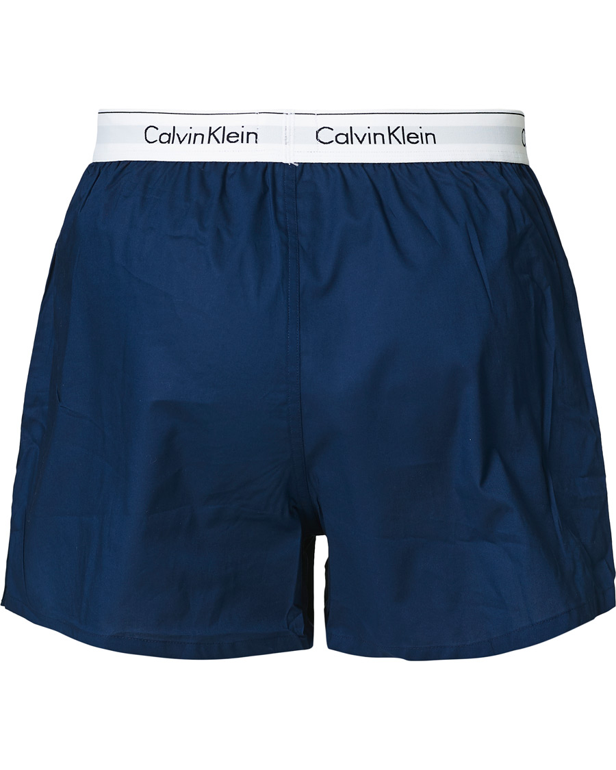 Herren | Unterwäsche | Calvin Klein | Modern Cotton Stretch Boxer 2-Pack Navy/Grey Heather