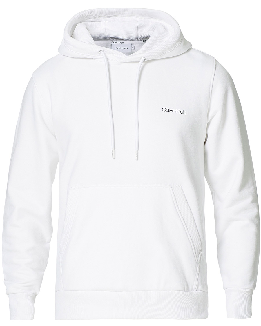 Herren | Pullover | Calvin Klein | Small Chest Logo Hoodie Bright White