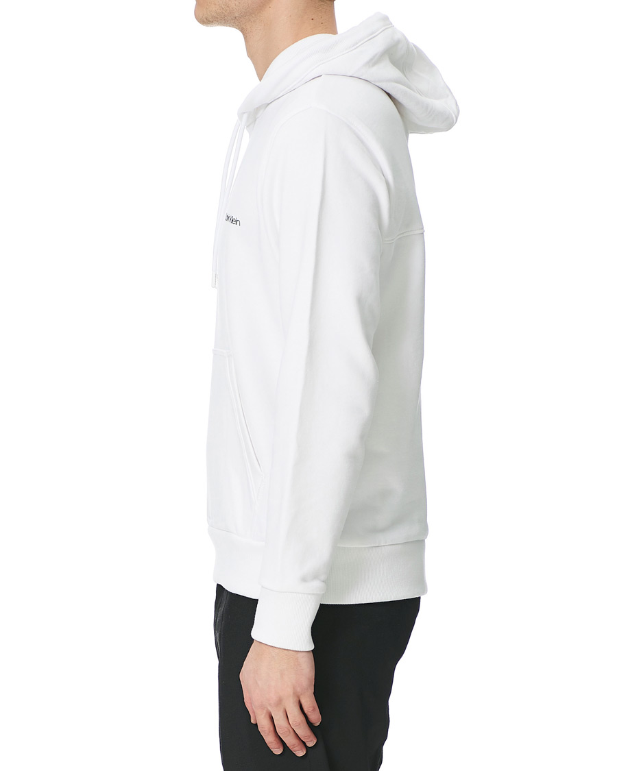 Herren | Pullover | Calvin Klein | Small Chest Logo Hoodie Bright White
