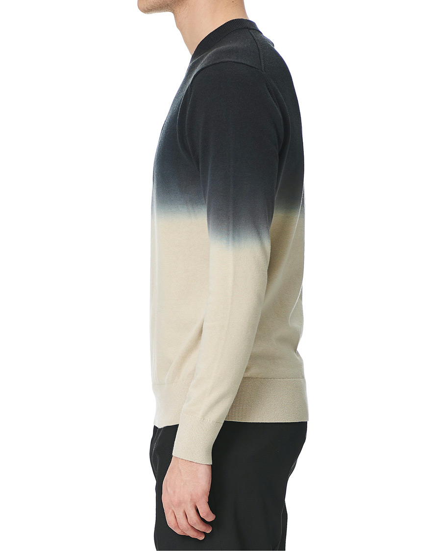 Herren | Pullover | Calvin Klein | Dip Dyed Crew Neck Sweater Black