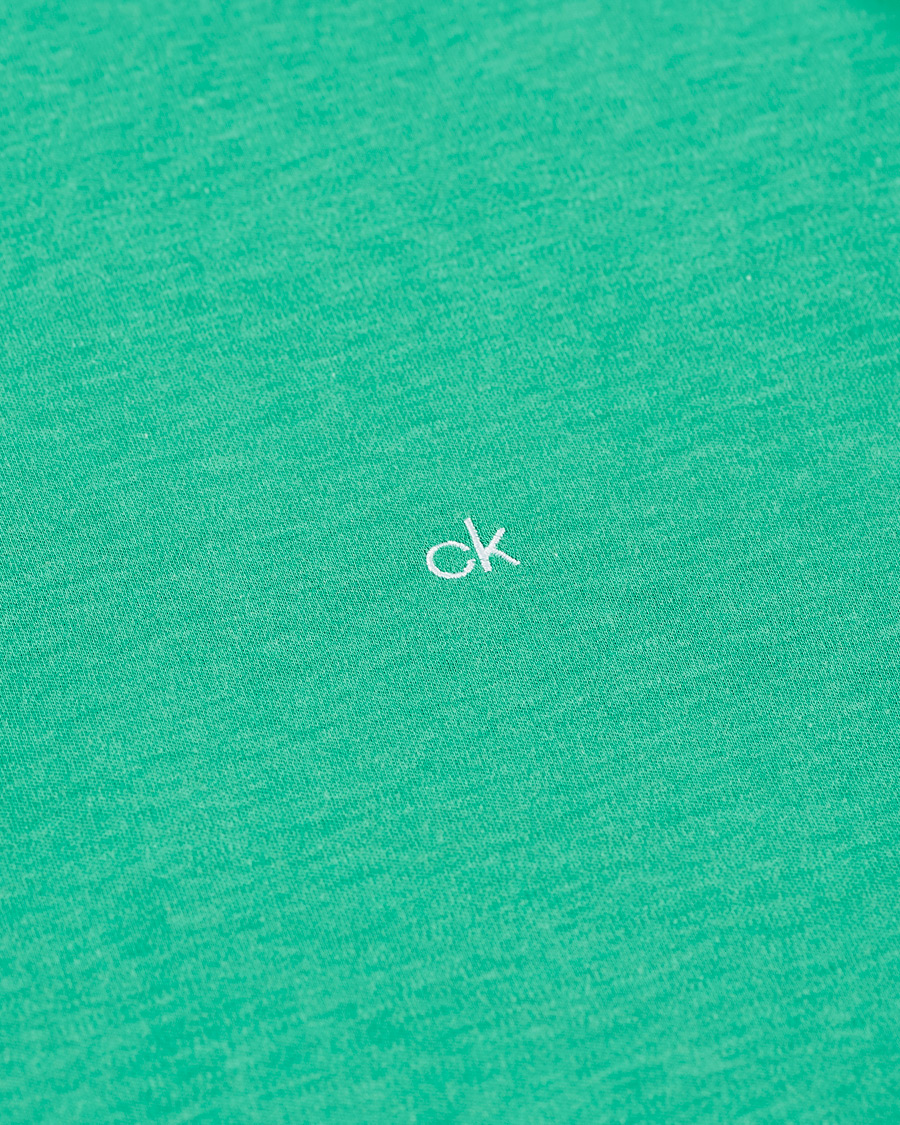 Herren | Poloshirts | Calvin Klein | Slim Fit Liquid Touch Polo Green Campus Heather