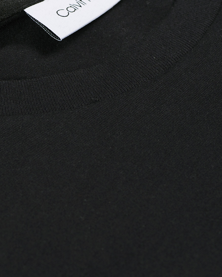 Herren | T-Shirts | Calvin Klein | Chest Box Logo Crew Neck Tee Black
