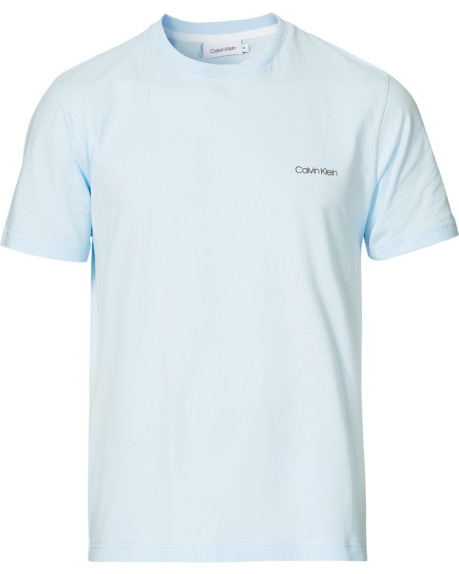 Herren | T-Shirts | Calvin Klein | Chest Logo Crew Neck Tee Kingly Blue