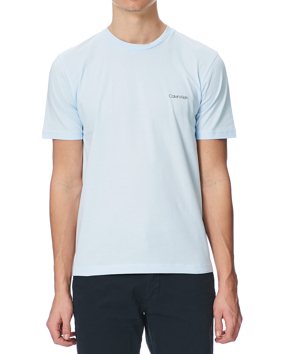 Herren | T-Shirts | Calvin Klein | Chest Logo Crew Neck Tee Kingly Blue