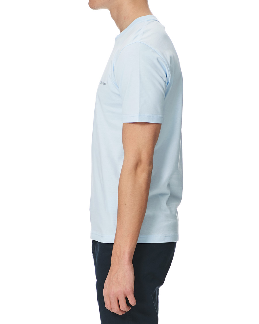 Herren | T-Shirts | Calvin Klein | Chest Logo Crew Neck Tee Kingly Blue