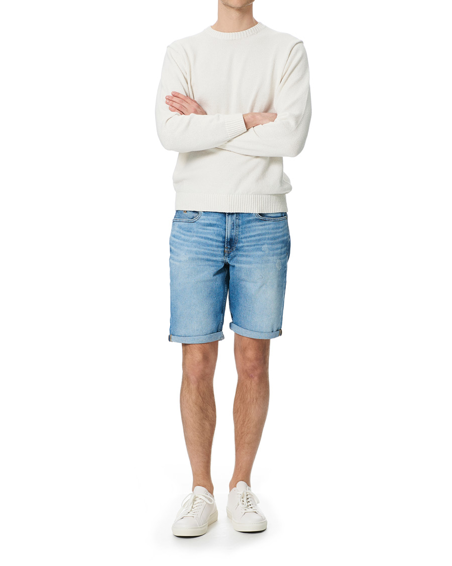 Herren | Shorts | Calvin Klein Jeans | Regular Fit Stretch Denim Shorts Light Blue